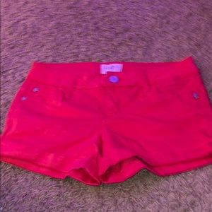 really soft hot pink shorts